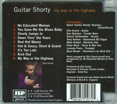 Guitar Shorty - My Way or the Highway (1991) [2004 SACD]