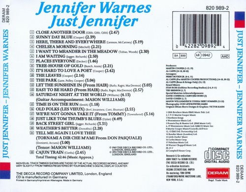 Jennifer Warnes - Just Jennifer (1992)