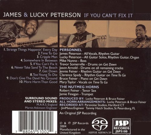 James & Lucky Peterson ‎- If You Can't Fix It (2004) [SACD]