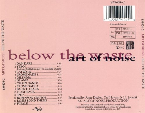 The Art Of Noise - Below The Waste (1989) CD-Rip