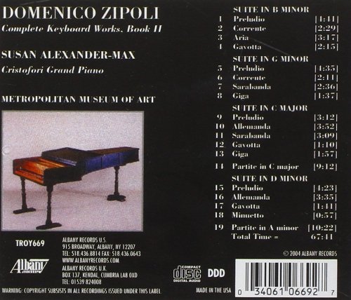 Susan Alexander-Max - Domenico Zipoli: Complete Keyboard Works, Book II (2004)