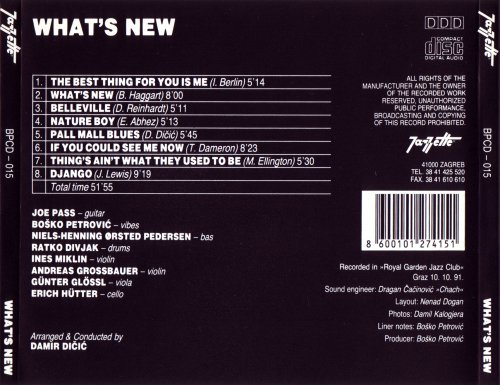 Joe Pass  -  What´s New (1991) FLAC