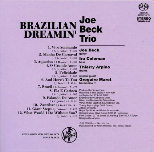 Joe Beck Trio - Brazilian Dreamin’ (2005) [2016 SACD]
