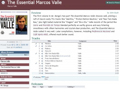 Marcos Valle - The Essential Marcos Valle (1995)