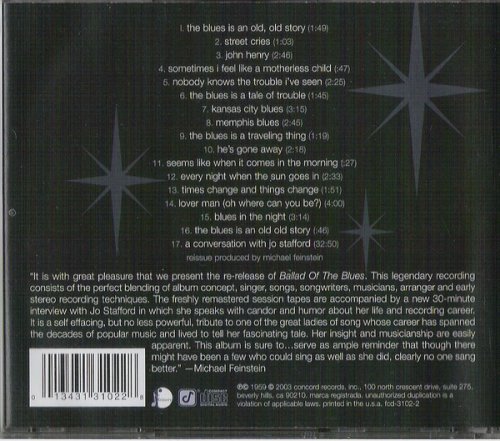 Jo Stafford - Ballad of the Blues (2003)