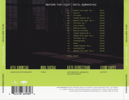 Ketil Bjornstad - Before the Light (2005)