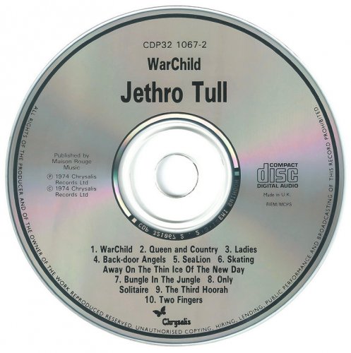 Jethro Tull - War Child (1974/1992)