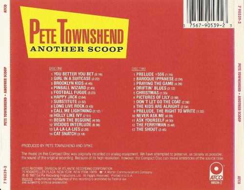 Pete Townshend - Another Scoop (1987)