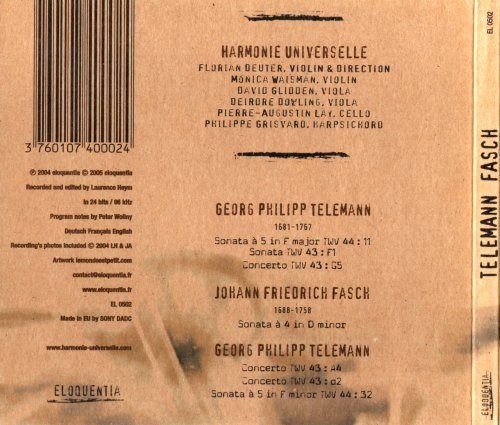 Harmonie Universelle - Telemann, Fasch: Sonatas & Concertos (2005)