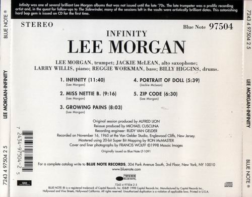 Lee Morgan - Infinity (1965) Flac