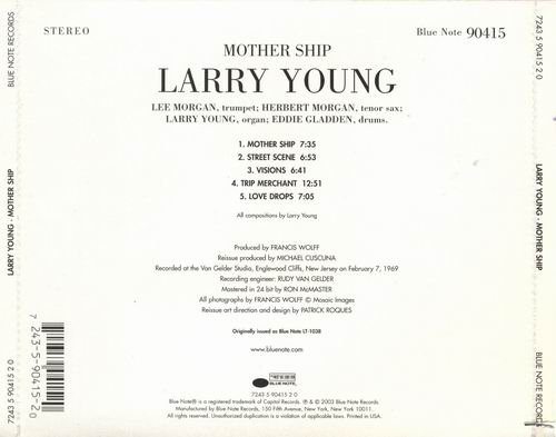 Larry Young - Mothership (1980) Flac