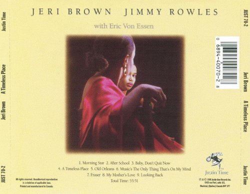 Jeri Brown & Jimmy Rowles - A Timeless Place (1995)