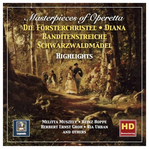 Hamburg Radio Orchestra - Masterpieces of Operetta, Vol. 8: Die Försterchristel, Diana, Banditenstreiche & Schwarzwaldmädel (Highlights) (2018)
