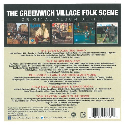 VA - The Greenwich Village Folk Scene: Original Album Series (2014) CD-Rip