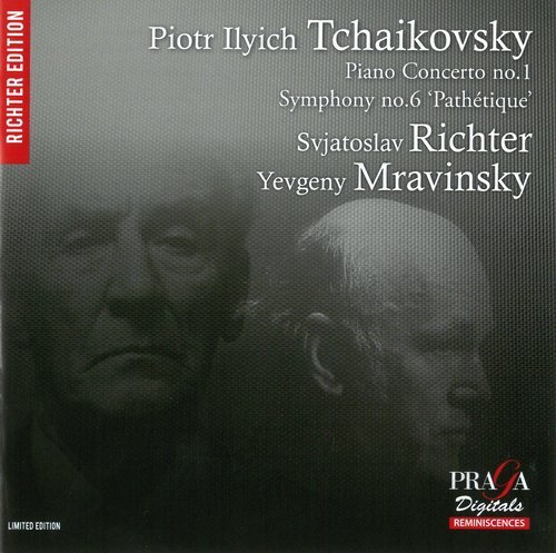 Sviatoslav Richter & Yevgeny Mravinsky - Tchaikovsky: Piano Concerto No. 1; Symphony No. 6 "Pathétique" (2012) [SACD]