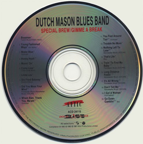 Dutch Mason - Special Brew / Gimme A Break (2002)