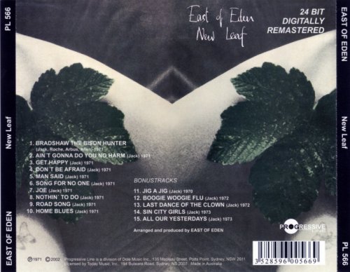 East Of Eden - New Leaf (1971) [Remastered] [2002] CD Rip