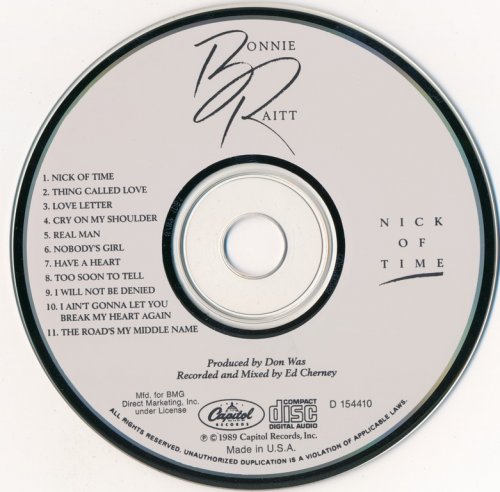 Bonnie Raitt - Nick Of Time (1989) CD-Rip