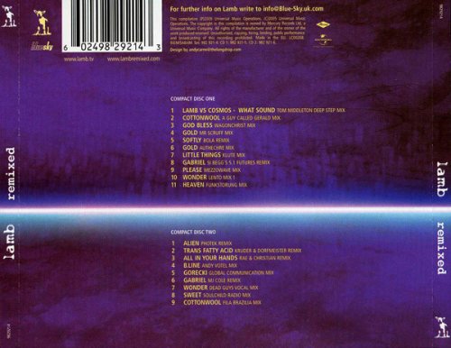  Lamb - Remixed (2005)