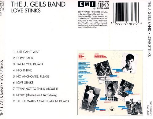 The J. Geils Band - Love Stinks (1980)