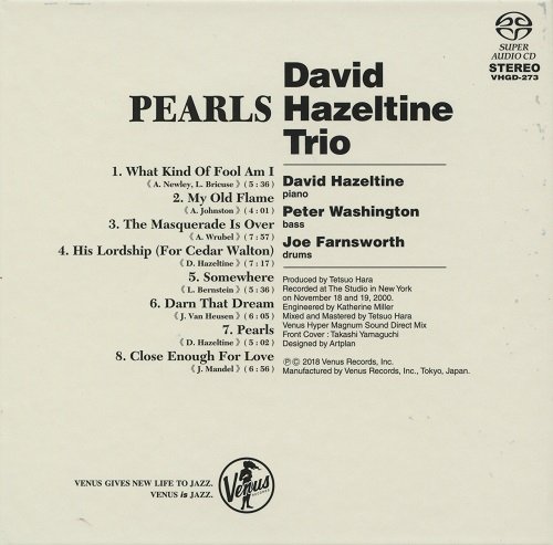 David Hazeltine Trio - Pearls (2000) [2018 SACD]