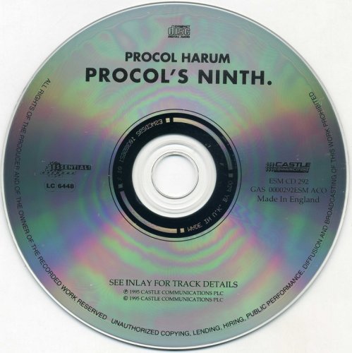 Procol Harum - Procol's Ninth (1975) {1995, Remastered} CD-Rip