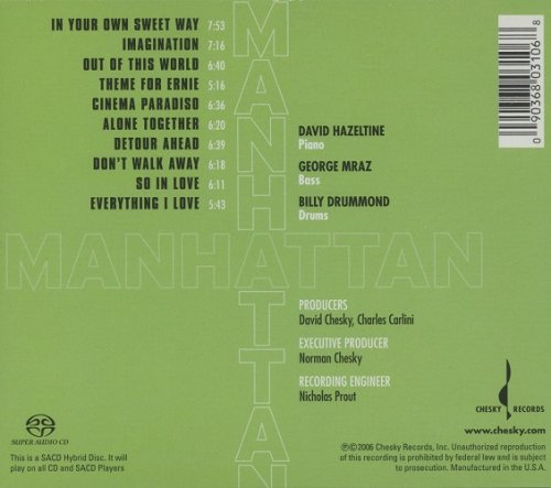 David Hazeltine / George Mraz Trio - Manhattan (2006) [SACD]