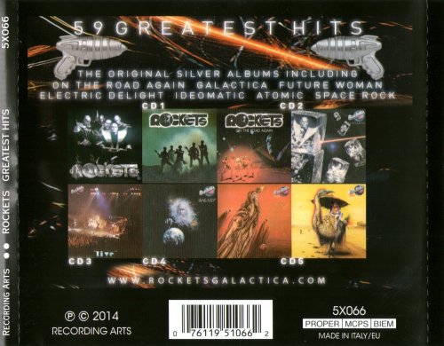 Rockets - Space Rock: Greatest Hits (5CD Box Set) (2014) 320 kbps