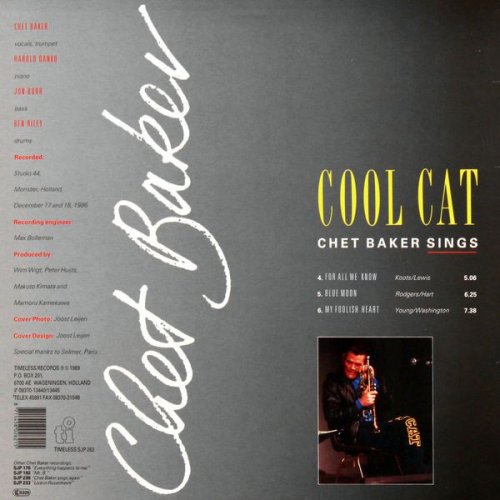 Chet Baker - Cool Cat [LP] (1989) [DSD128] DSF + HDTracks