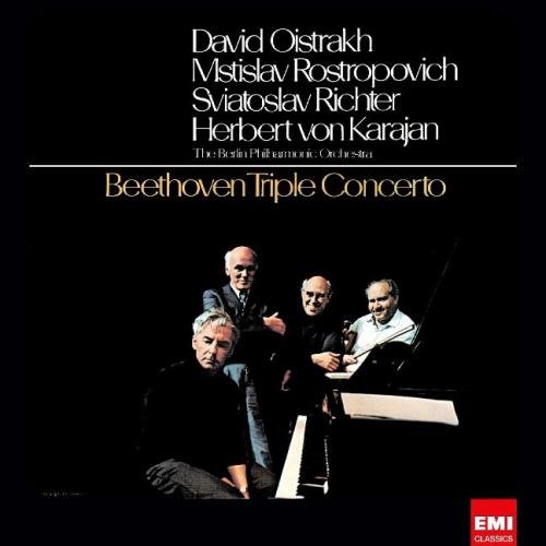 David Oistrakh, Mstislav Rostropovich, Sviatoslav Richter & Herbert von Karajan - Beethoven: Triple Concerto (2012) [Hi-Res]