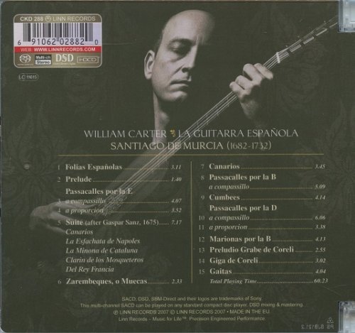 William Carter ‎- Santiago de Murcia: La Guitarra Espanola (2007) [SACD]