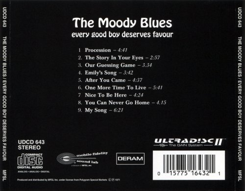 Moody Blues - Every Good Boy Deserves Favour (MFSL 1995)