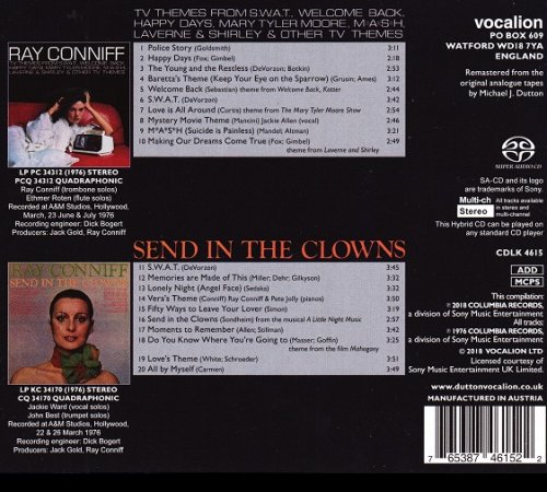 Ray Conniff - Theme from S.W.A.T. and Other TV Themes & Send in the Clowns (1976) [2018 SACD]