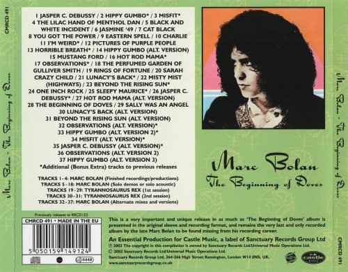 Marc Bolan - The Beginning Of Doves (2002) 320 kbps