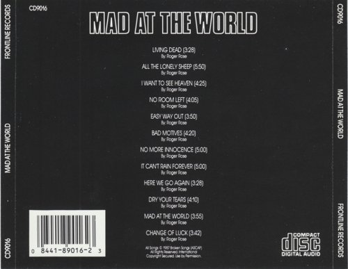 Mad At The World - Mad At The World (1987)