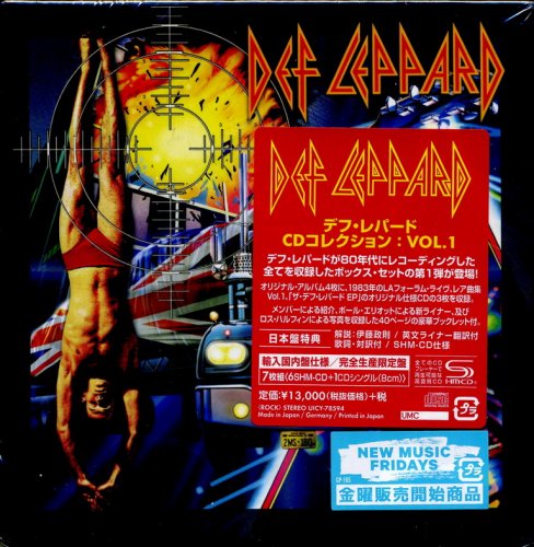 Def Leppard - CD Collection Volume 1 (2018) {6xSHM-CD+EP, Box Set, Japanese Edition}