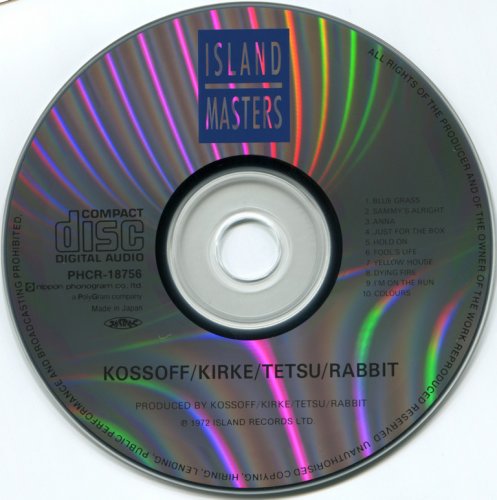 Kossoff / Kirke / Tetsu / Rabbit - Kossoff / Kirke / Tetsu / Rabbit (1972) {1992, Japan 1st Press}