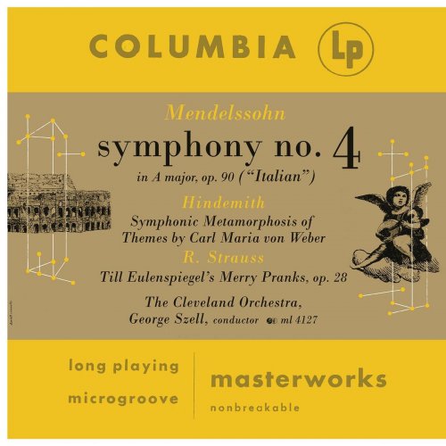 George Szell - Mendelssohn: Symphony No. 4 - Hindemith: Symphonic Metamorphosis - Strauss: Till Elenspiegel, Op. 28 (2018)