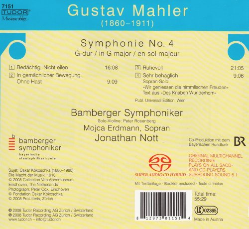Jonathan Nott & Bamberger Symphoniker - Gustav Mahler: Symphony No. 4 in G major (2008) [DSD]