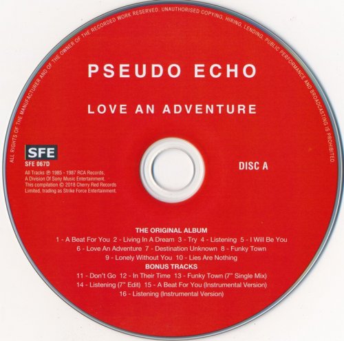 Pseudo Echo - Love An Adventure (1987) {2018, Expanded Edition}