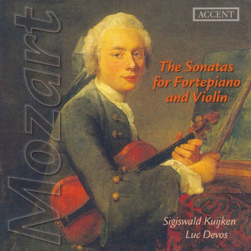 Sigiswald Kuijken, Luc Devos – Mozart: Sonatas for Fortepiano and Violin (5CD) (2006)