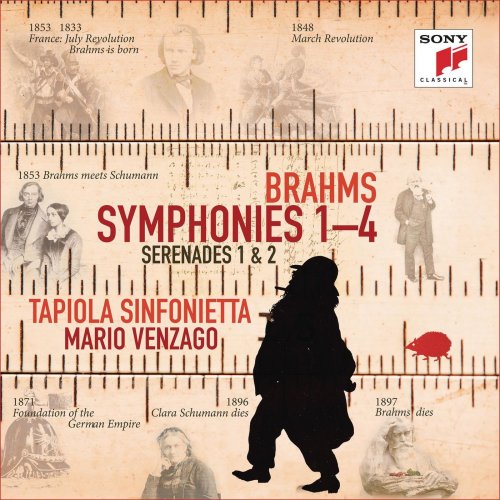 Tapiola Sinfonietta & Mario Venzago - Brahms: Symphonies Nos. 1-4, Serenades Nos. 1 & 2 (2018) {Hi-Res]