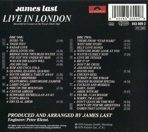 James Last - Live In London (1978)