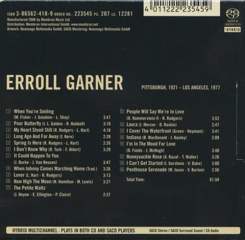 Erroll Garner - Supreme Jazz (2006) [SACD]