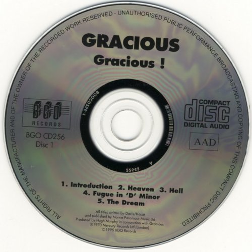 Gracious - Gracious! / This Is... Gracious!! (1970/1971) {1995, Reissue}