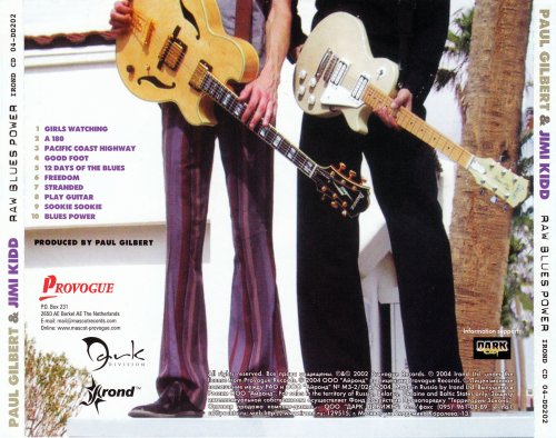 Paul Gilbert & Jimi Kidd - Raw Blues Power (2004)