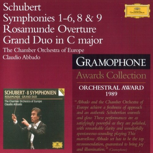 The Chamber Orchestra of Europe, Claudio Abbado – Schubert: Symphonies Nos. 1-6, 8 & 9 (5CD) (2004)