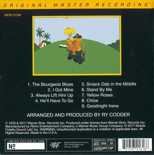 Ry Cooder - Chicken Skin Music (1976) [2018 SACD]