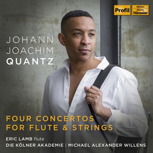 Eric Lamb - Quantz: 4 Concertos for Flute & Strings (2018)