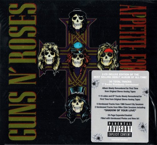 Guns N' Roses - Appetite For Destruction (1987) {2018, Deluxe Edition, Remastered} CD-Rip